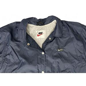 Nike Windbreaker Boys Kids Nylon Blue Jacket Sz‎ M (8-10) Boxy Fit